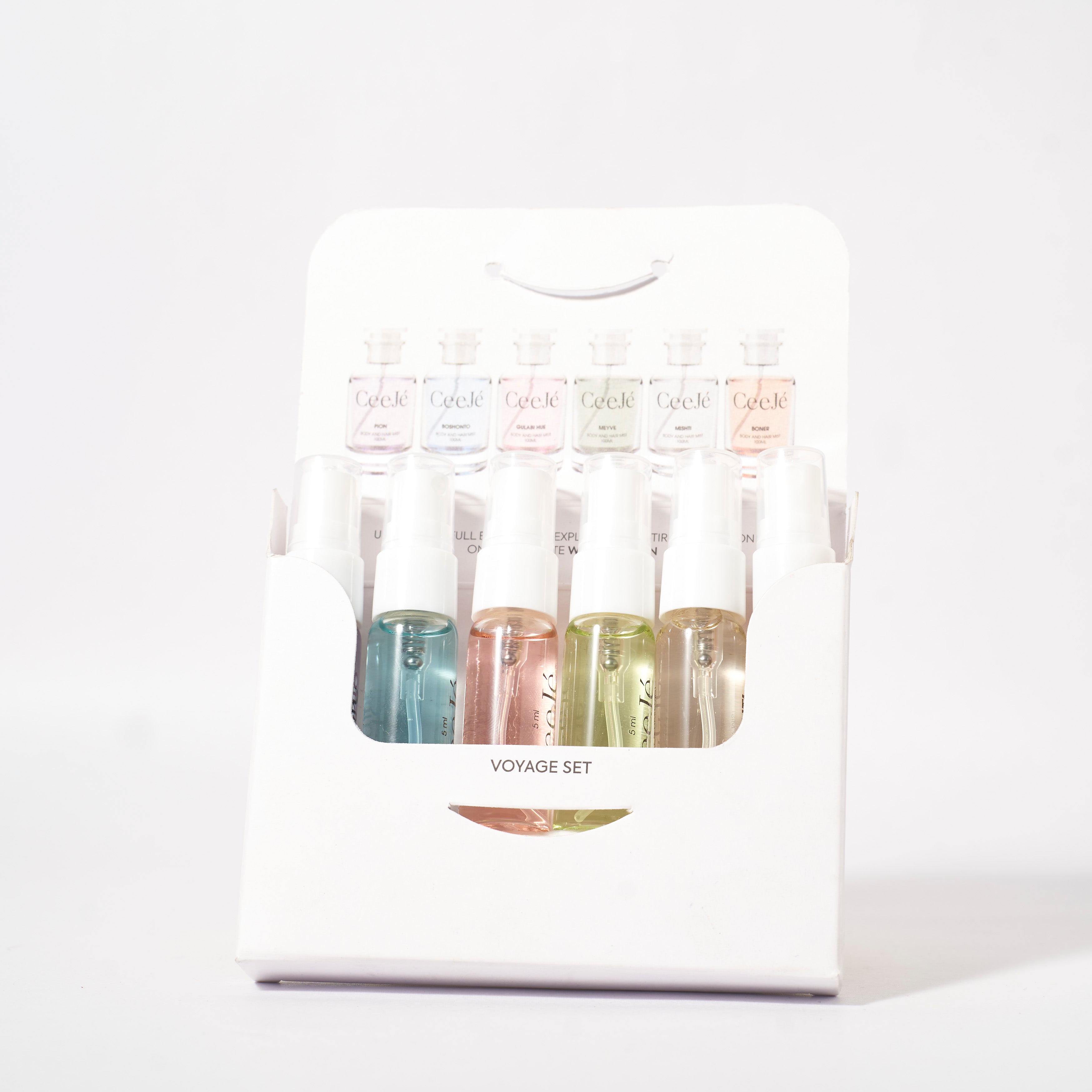 Voyage set 6 x 5ml Samples